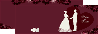 exemple depliant 2 volets  4 pages  demander la main demande en mariage epousailles MLIG17185