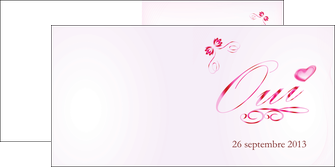 creer modele en ligne depliant 2 volets  4 pages  coeur mariage alliance MLIG17545