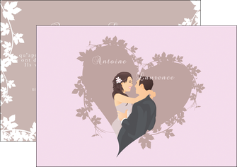 imprimer flyers mariage carte mariage carte  de mariage MLIG17677