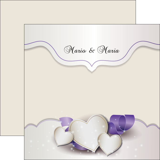 imprimerie flyers mariage faire part mariage faire part de mariage MLIG17837