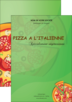 personnaliser maquette flyers pizzeria et restaurant italien pizza portions de pizza plateau de pizza MIDLU18297