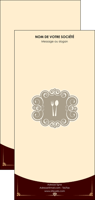 impression flyers restaurant restaurant restauration carterestaurant MIDLU18323