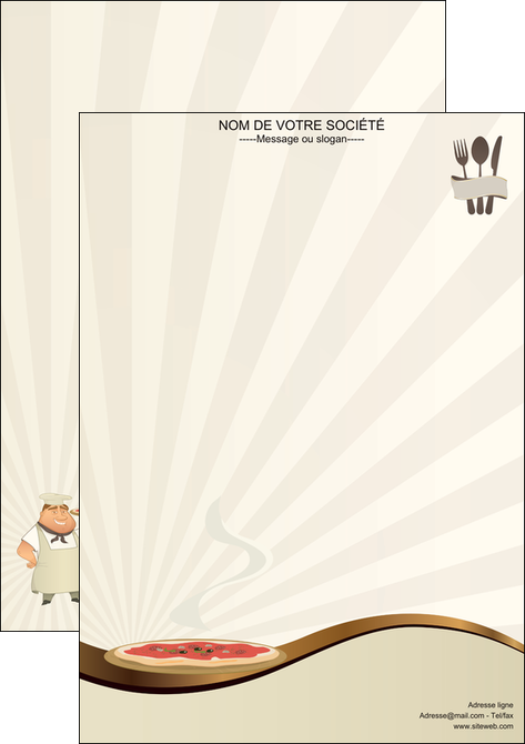 creation graphique en ligne affiche pizzeria et restaurant italien pizza portions de pizza plateau de pizza MIDLU18439