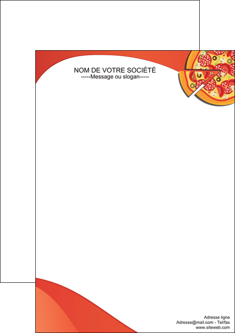 faire affiche pizzeria et restaurant italien pizza portions de pizza plateau de pizza MIDLU18547