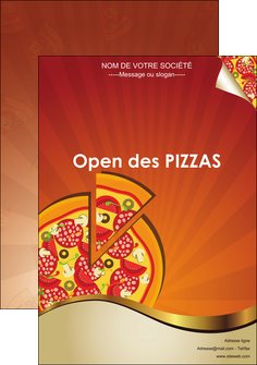faire affiche pizzeria et restaurant italien pizza portions de pizza plateau de pizza MIDLU18553