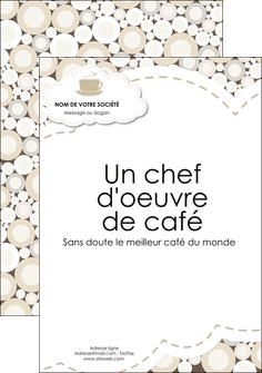 modele en ligne flyers bar et cafe et pub salon de the buvette brasserie MLGI18845