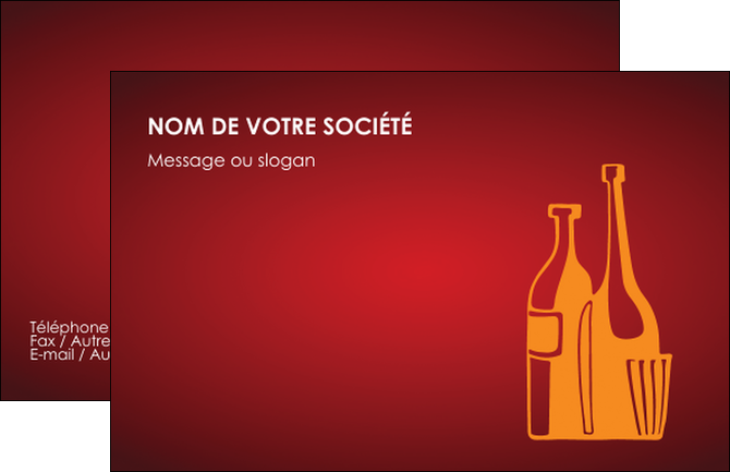 impression carte de visite vin commerce et producteur magasin de vin cave a vin producteur de vin MLGI19003