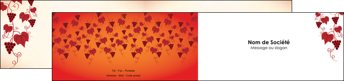 impression depliant 2 volets  4 pages  vin commerce et producteur raisins grappe de raisins culture de raisins MLGI19023