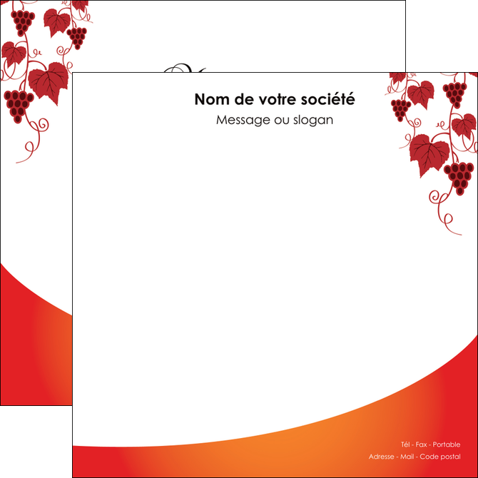 exemple flyers vin commerce et producteur raisins grappe de raisins culture de raisins MIDBE19027