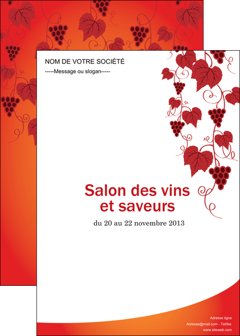 impression affiche vin commerce et producteur raisins grappe de raisins culture de raisins MIDBE19041