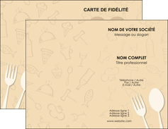 modele carte de visite restaurant restaurant restauration restaurateur MIDLU19237