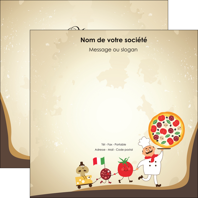 cree flyers pizzeria et restaurant italien pizza pizzeria pizzaiolo MIDLU19259