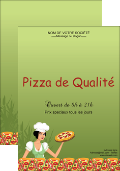 creer modele en ligne affiche pizzeria et restaurant italien pizza portions de pizza plateau de pizza MIDLU19321