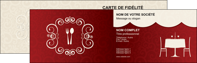 cree carte de visite metiers de la cuisine restaurant restauration pictogramme pour restaurant MIDLU19443