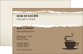 impression carte de visite bar et cafe et pub cafe salon de the cafeteria MLGI19697