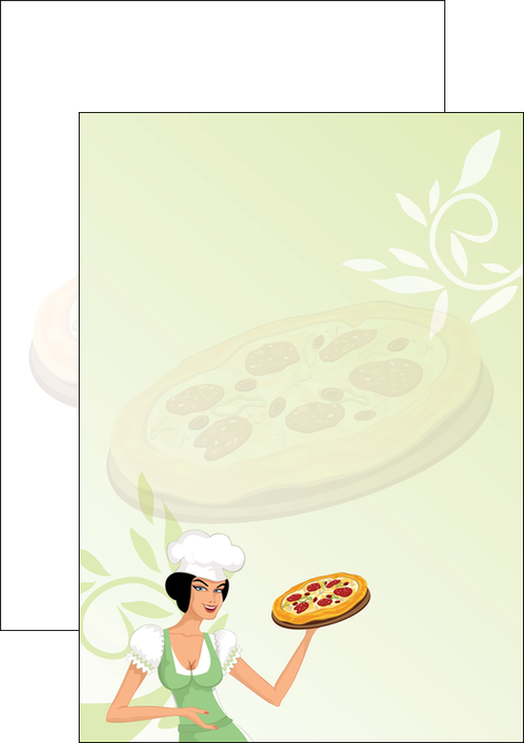 realiser flyers pizzeria et restaurant italien pizza plateau plateau de pizza MIDLU19765