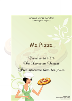 exemple affiche pizzeria et restaurant italien pizza plateau plateau de pizza MIDLU19781