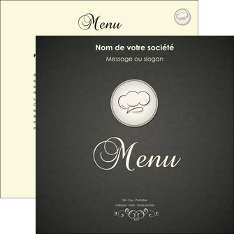 exemple flyers restaurant restaurant restaurant du monde restaurant francais MIDLU19883