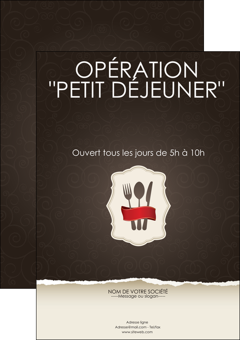 faire affiche restaurant restaurant restauration restaurateur MIDLU20193
