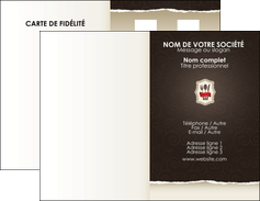 personnaliser maquette carte de visite restaurant restaurant restauration restaurateur MIDLU20203