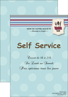creer modele en ligne affiche restaurant restaurant restauration restaurateur MIDLU20249