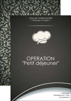 modele en ligne affiche restaurant restaurant restauration restaurateur MIDLU20309