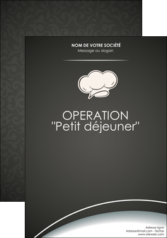 creation graphique en ligne flyers restaurant restaurant restauration restaurateur MIDLU20315