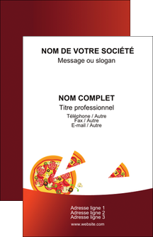 creer modele en ligne carte de visite pizzeria et restaurant italien pizza pizzeria service pizza MLGI20389