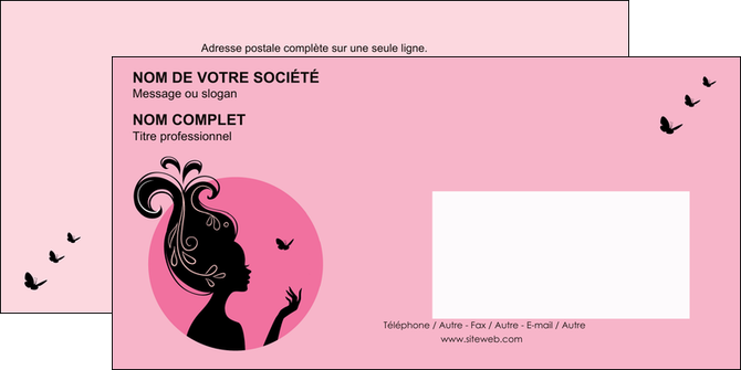 creation graphique en ligne enveloppe cosmetique coiffure coiffeur coiffeuse MIDBE21151