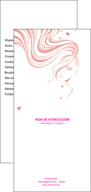 impression flyers institut de beaute coiffure coiffeur coiffeuse MLGI21245