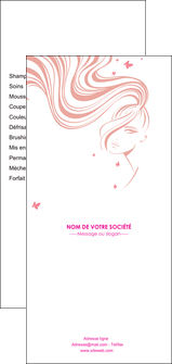 impression flyers institut de beaute coiffure coiffeur coiffeuse MLGI21245