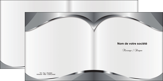 personnaliser modele de depliant 2 volets  4 pages  texture contexture design MIFBE21525