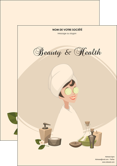 personnaliser maquette affiche centre esthetique  beaute soins esthetique MLGI21993
