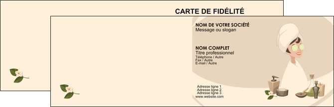 imprimer carte de visite centre esthetique  beaute soins esthetique MFLUOO22003