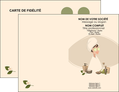 creer modele en ligne carte de visite centre esthetique  beaute soins esthetique MLGI22005