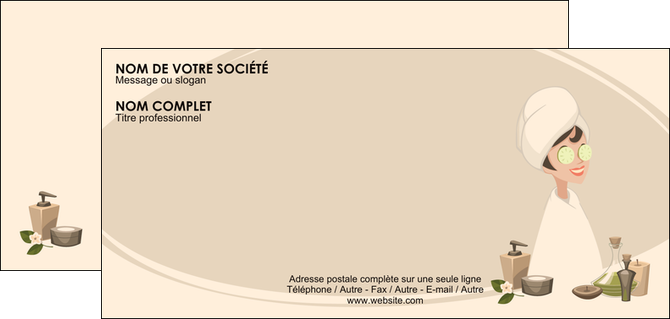 faire carte de correspondance centre esthetique  beaute soins esthetique MFLUOO22007