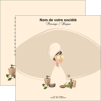 creation graphique en ligne flyers centre esthetique  beaute soins esthetique MLGI22009