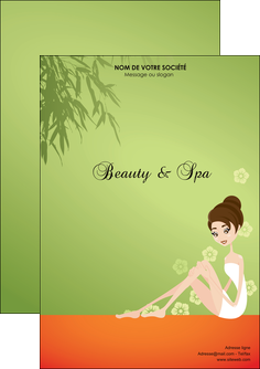 imprimer flyers centre esthetique  beaute soins centre de beaute MFLUOO22057