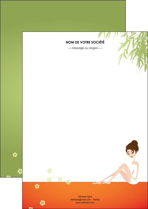 modele en ligne tete de lettre centre esthetique  beaute soins centre de beaute MFLUOO22065
