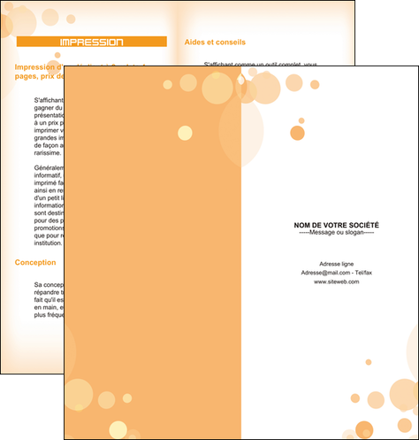 personnaliser modele de depliant 2 volets  4 pages  abstrait design texture MIDBE22131