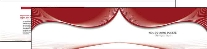 realiser depliant 2 volets  4 pages  agence immobiliere design abstrait texture MID22271