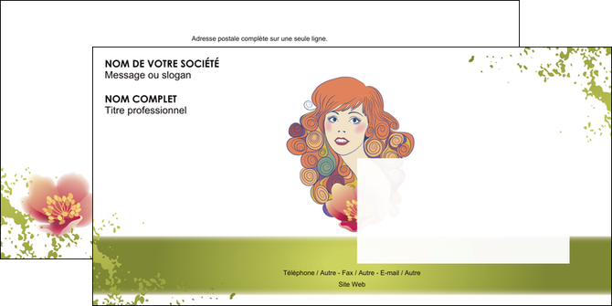creation graphique en ligne enveloppe centre esthetique  beaute coiffure soin MFLUOO22409
