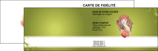 imprimer carte de visite centre esthetique  beaute coiffure soin MFLUOO22415