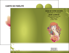 maquette en ligne a personnaliser carte de visite centre esthetique  beaute coiffure soin MFLUOO22417