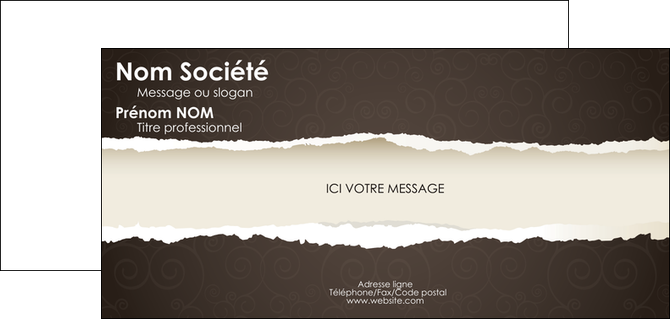 personnaliser maquette carte de correspondance texture contexture structure MIDBE22793