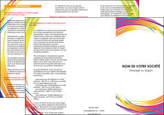 realiser depliant 3 volets  6 pages  abstrait design texture MFLUOO22839