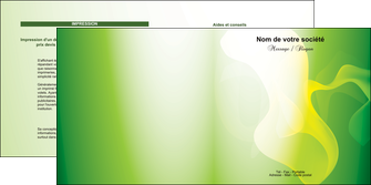 realiser depliant 2 volets  4 pages  texture contexture structure MIDLU23207