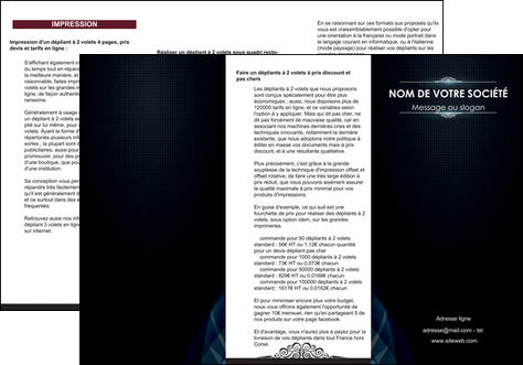 faire depliant 3 volets  6 pages  texture contexture structure MIF23209