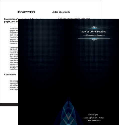 faire depliant 2 volets  4 pages  texture contexture structure MIF23223