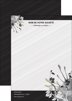 personnaliser maquette flyers fleuriste et jardinage fleurs fleuriste jardin MIF23437